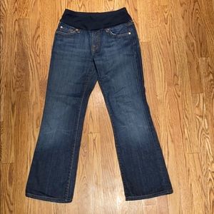 7 for all mankind maternity bootcut jeans